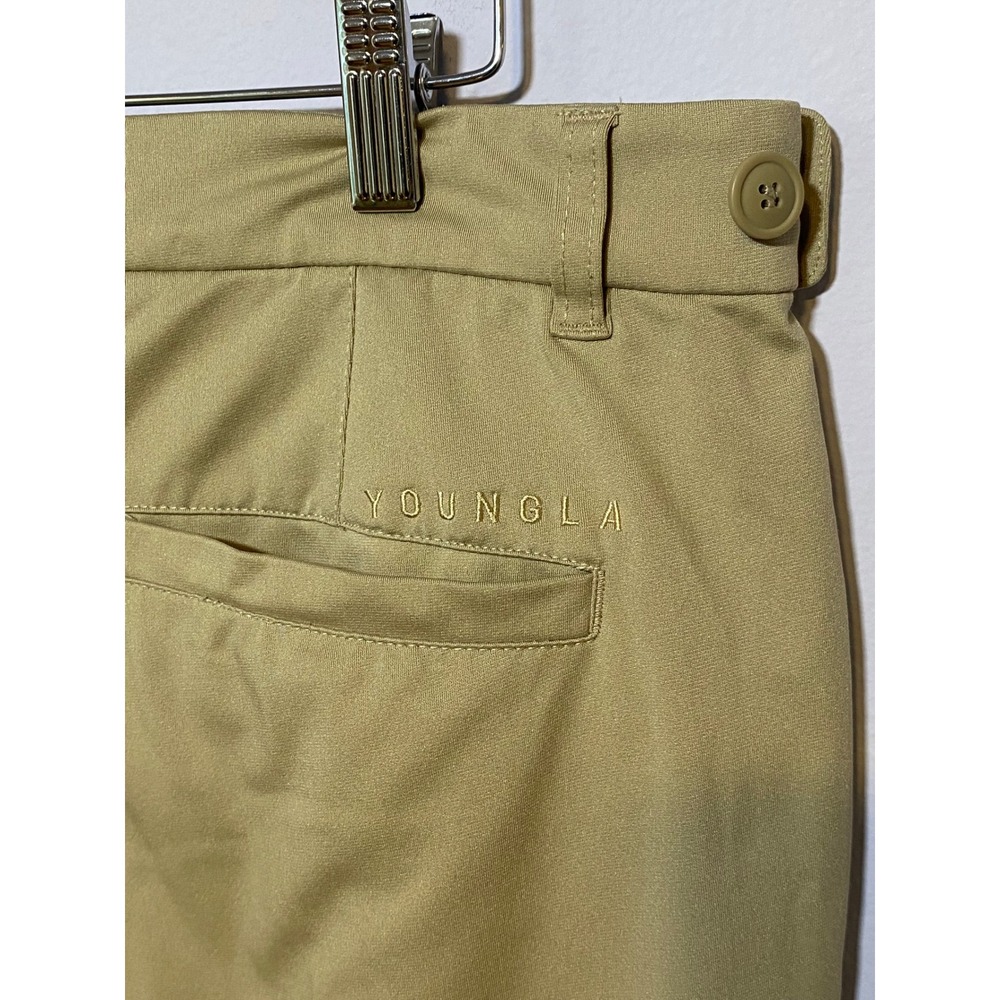 Khaki Tan YoungLA 626 Golf Pants | Performance Trousers YLA2848 - (Men's 38L) - Picture 4 of 11